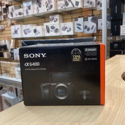 Sony A6400 With 16-50mm Lens