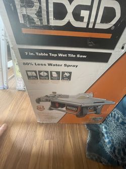 Ridgid 7 Inch Tile Saw 