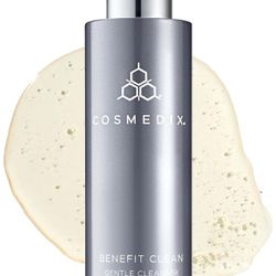 COSMEDIX Hydrating Face Wash for Women & Men, Benefit Clean Gentle Cleanser Gel - Moisturizing Face Cleanser & Pore Minimizer For All Skin Types - Fac