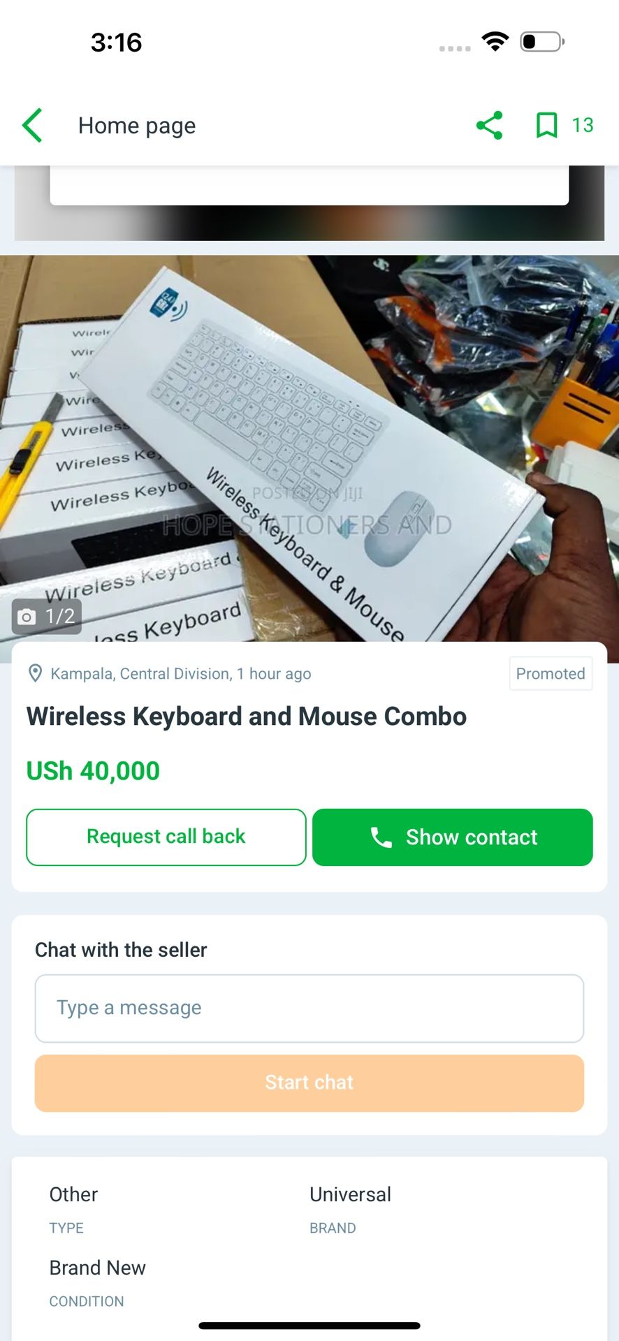 Wireless Keyboard and Mouse Combo New made in P.R.S
