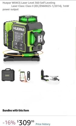 NEW HUEPAR W04CG LASER LASER LEVEL 360 SELF LEVELING
