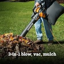 WORX 3-in-1 electric leaf blower, vacuum & mulcher.