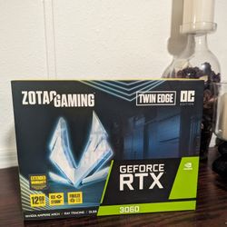 ZOTAC GAMING GeForce RTX 3060 Twin Edge OC 12GB GDDR6 Graphics Card