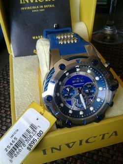 Invicta Bolt brand new never worn retail $895 sell $485 firm nothing less