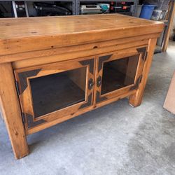 Wood TV Stand 46x 21 X 30h