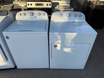 Whirlpool washer and electric dryer HE 3.8&7.0