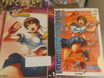 Vintage manga street fighter 2007 lot