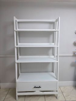 New Ladder bookshelf,  white