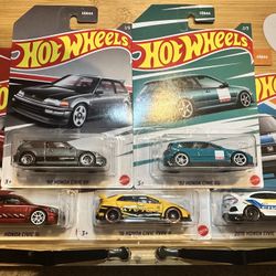Hot Wheels Walmart 2022 Series - Honda Civic set