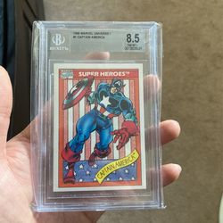 Captain America Rookie 8.5 Grade