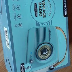 New Art + Sound Wireless Vintage Radio