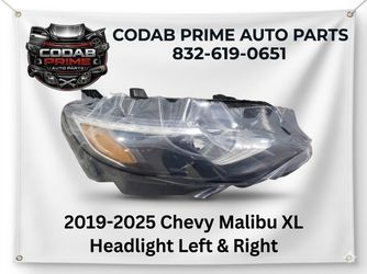 2019-2025 Chevy Malibu XL Headlight Left & Right.