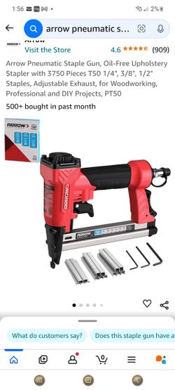 Arrow Staple Gun (red/black) 