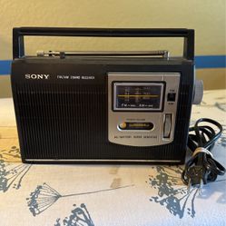 Vintage SONY FM/AM 2band Receiver Hong  Kong  