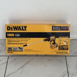 Dewalt FlexVolt 60V MAX 1000 PSI 1.0 GPM Cold Water Brushless Cordless Battery Power Cleaner