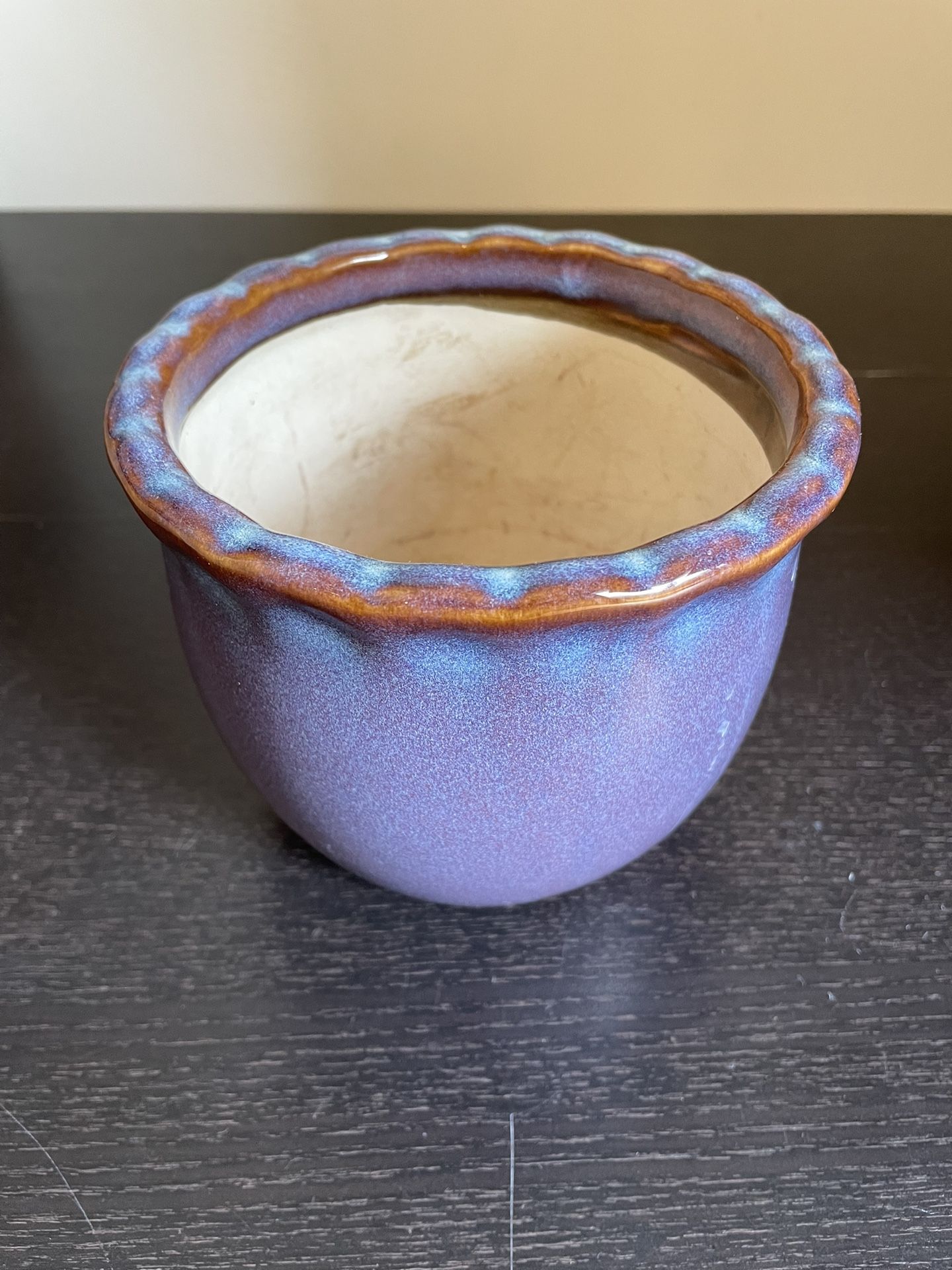 Flower Pot Purple Small