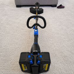 Kobalt 48V MAX (24Vx2) 15-in Attachment Capable Battery String Trimmer Kit, (2) 8.0h Batt & Charger
