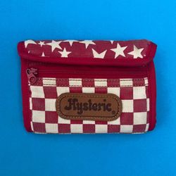  Rare Hysteric Glamour Leather-Patch Wallet