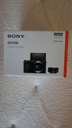 Sony Alpha 6100 4K Camera with E PZ 16-50mm Lens
