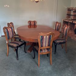 Antique Dining Set 8 Pc