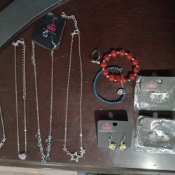 10 Piece Lot Paparazzi Girl's Fashion Jewelry