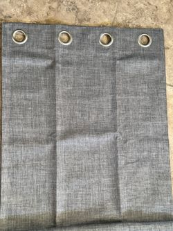 52” X 84” 4 curtain/drape panels medium gray, blackout