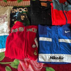 Shirts , Sweaters, Levi’s Jacket, North face, Adidas 
