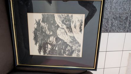 Bill Cooke's 1970s pen and ink drawing