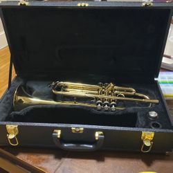 Brass Besson Trumpet + King 7c Mouth Piece (With Case)