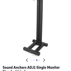 Sound Anchors ADJ1 Single Monitor Stand - 44 inch (Pair) 