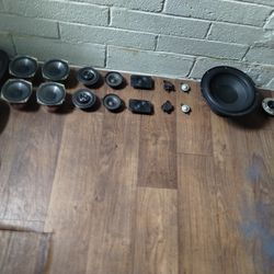 SPEAKERS - assorted, 30  in all. 