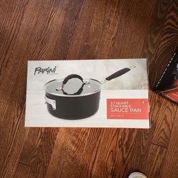 Parini 2.7 QT Stackable Sauce Pan  New