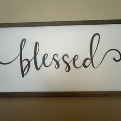 Blessed  Sign 45x23