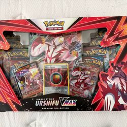 Pokémon TCG: Single Strike Urshifu VMAX Premium Collection Sealed Box By