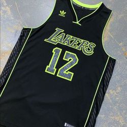 Lakers Dwight Howard Neon Black Jersey 2xl