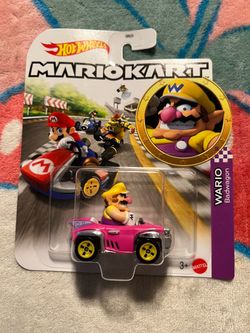 Hot Wheels Mario Kart Wario Badwagon Die-Cast Car