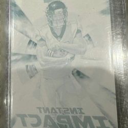 Very Nice Calvin Ridley 1/1 Panini Prizm Cyan Plate...