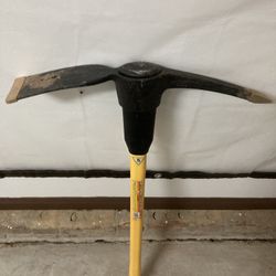 Bundle Of Pick Axe, Wrecking Bar and Tamper 8” x 8”