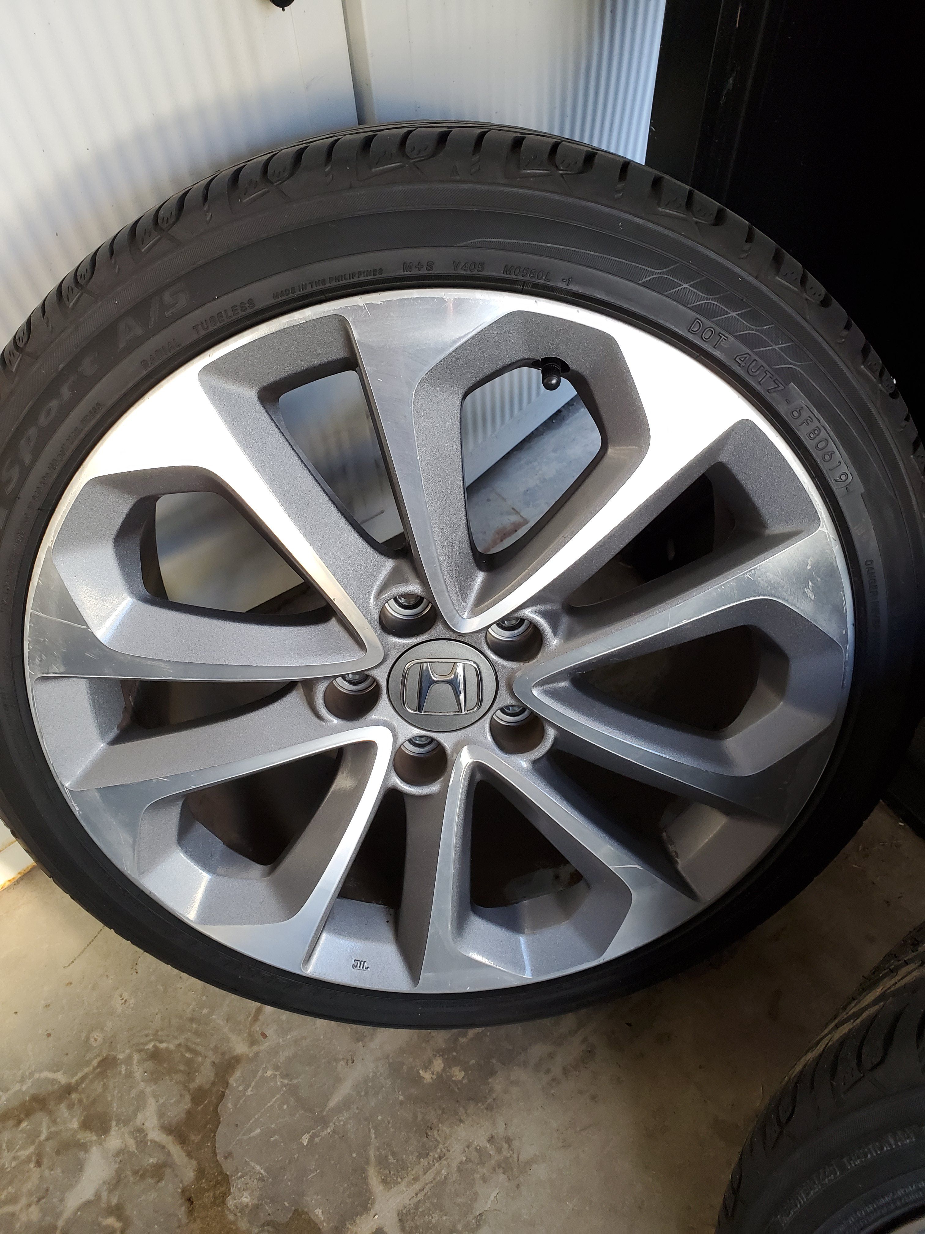 18s honda accord rims and new tires