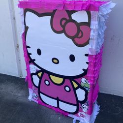 Hello Kitty Piñata With Balls