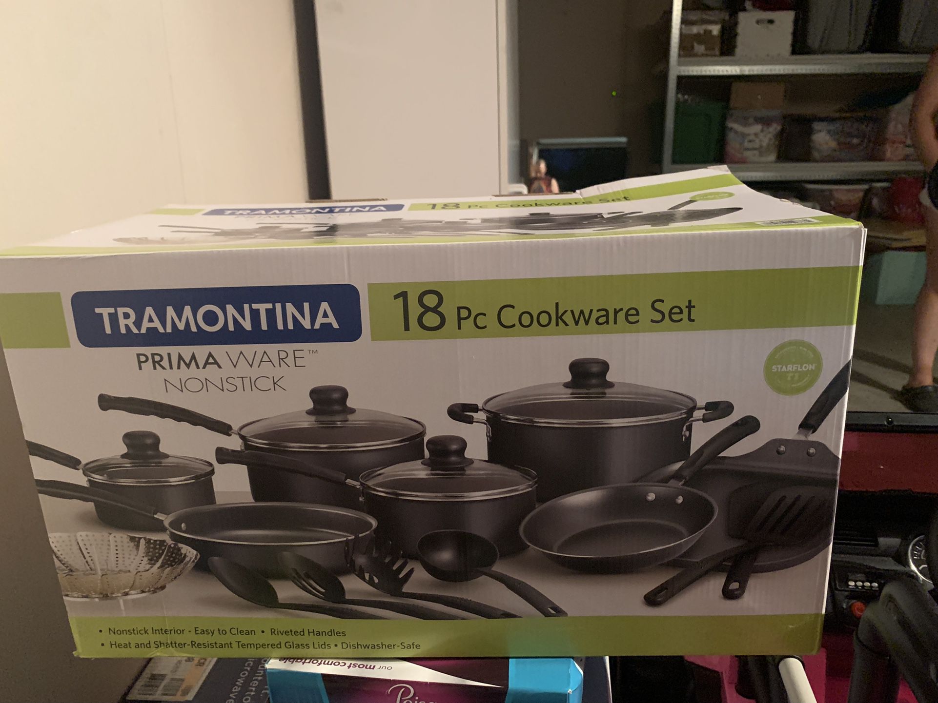 Tramontina's PrimaWare 18 Piece Nonstick Cookware Set  