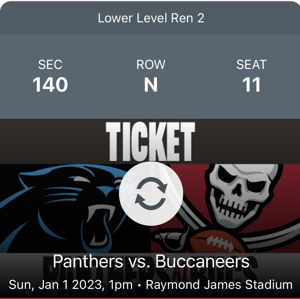 Panthers  vs Buccaneers
