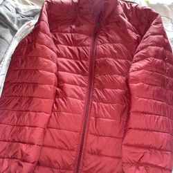 Red Puffy Jacket 