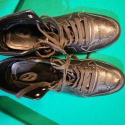 Gucci Shoes,,Gucci Shoes Hight Top,,Gucci Black Shoes,GUcci Shoes For Men,,