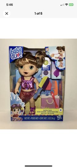 New Baby Alive Sunshine Snacks Girl Doll Play Set Kids Toy Hasbro Babydoll NEW.