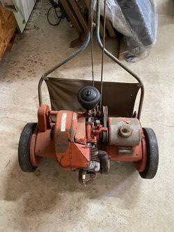 Vintage motorized reel mower