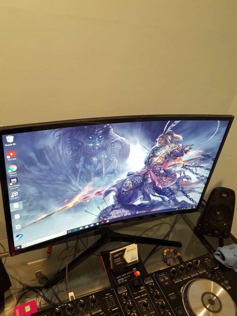 Samsung c27f396 27 inch hd curve monitor 1080p display monitors