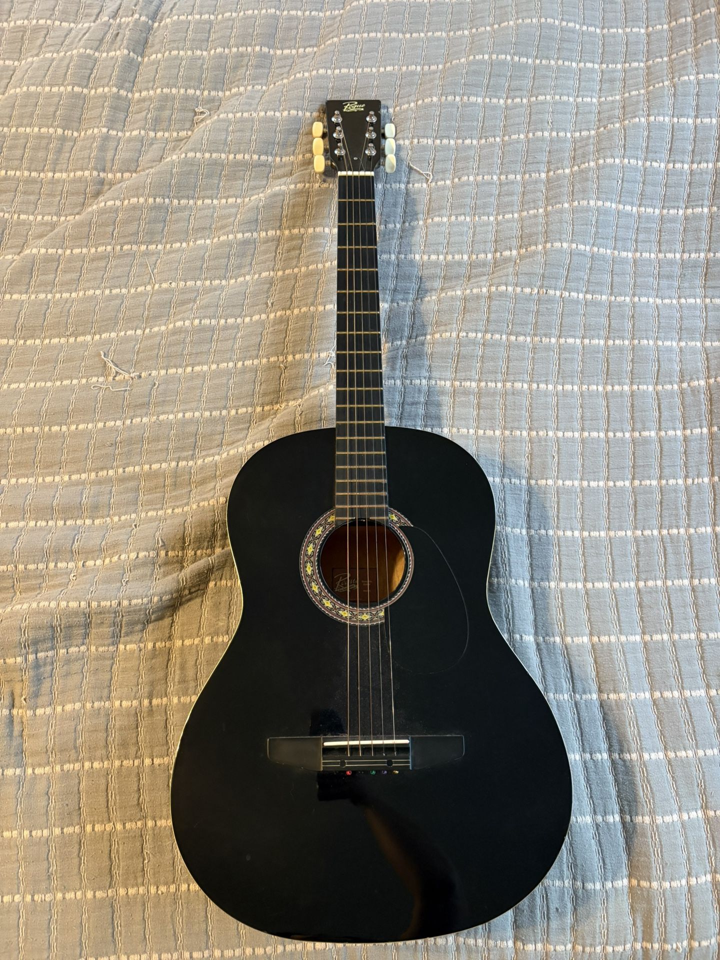Black Acoustic Guitar