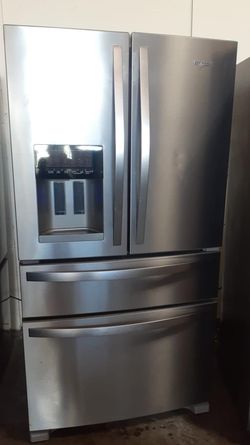 Whirlpool French Door Stainless Steel Refrigerator Fridge
