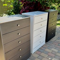 All New Chest! White, Gray, And black Available